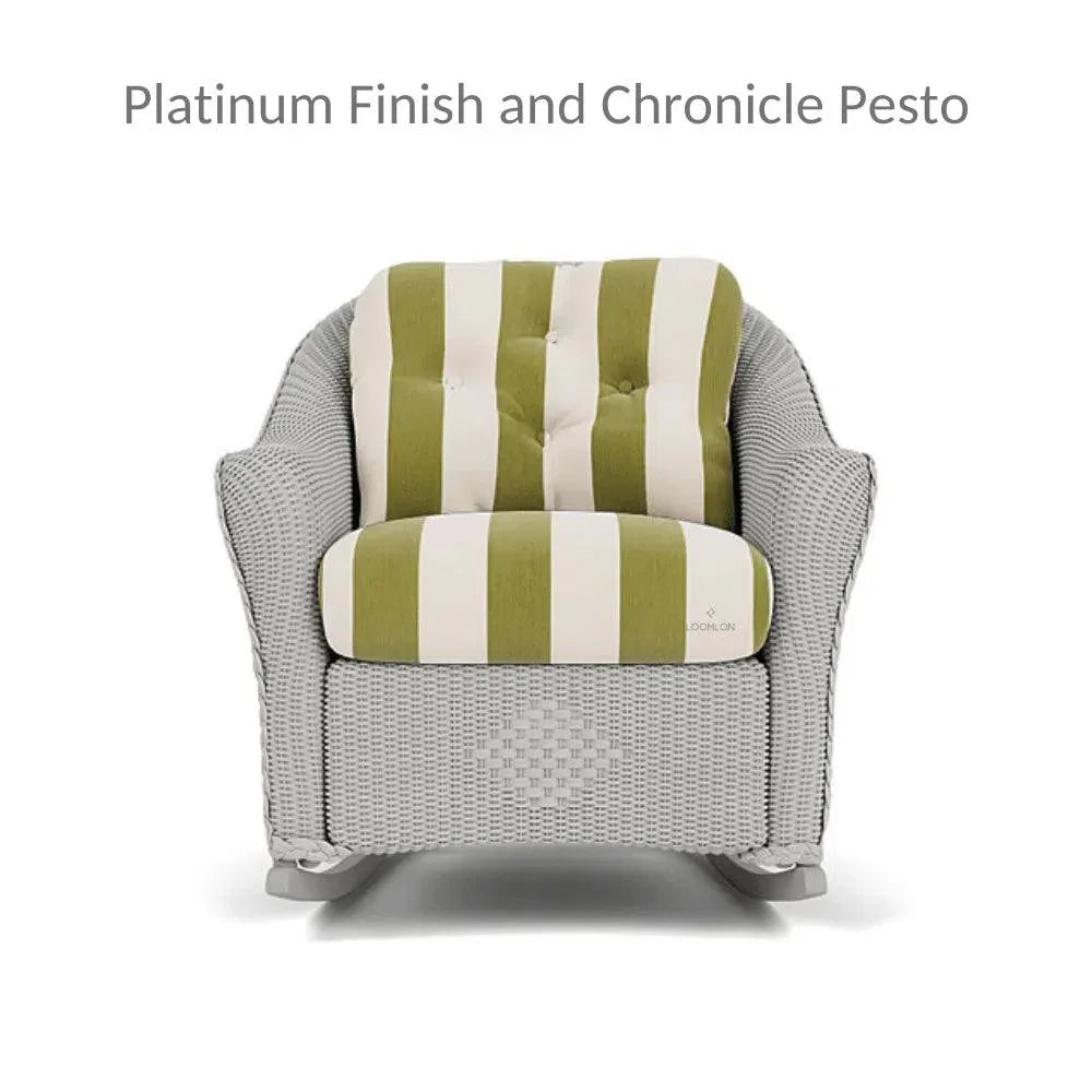 Reflections Lounge Rocker Chair with Ottoman Set 3PC