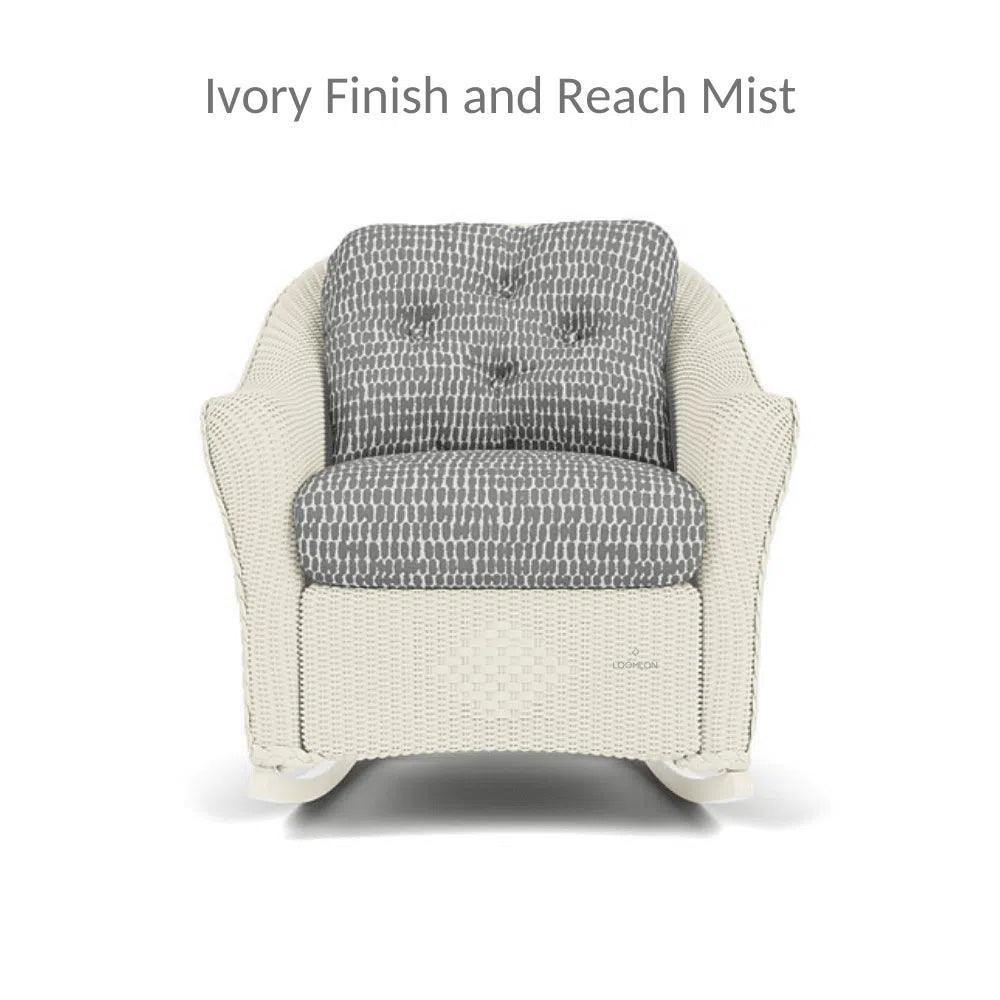 Reflections Lounge Rocker Chair with Ottoman Set 3PC
