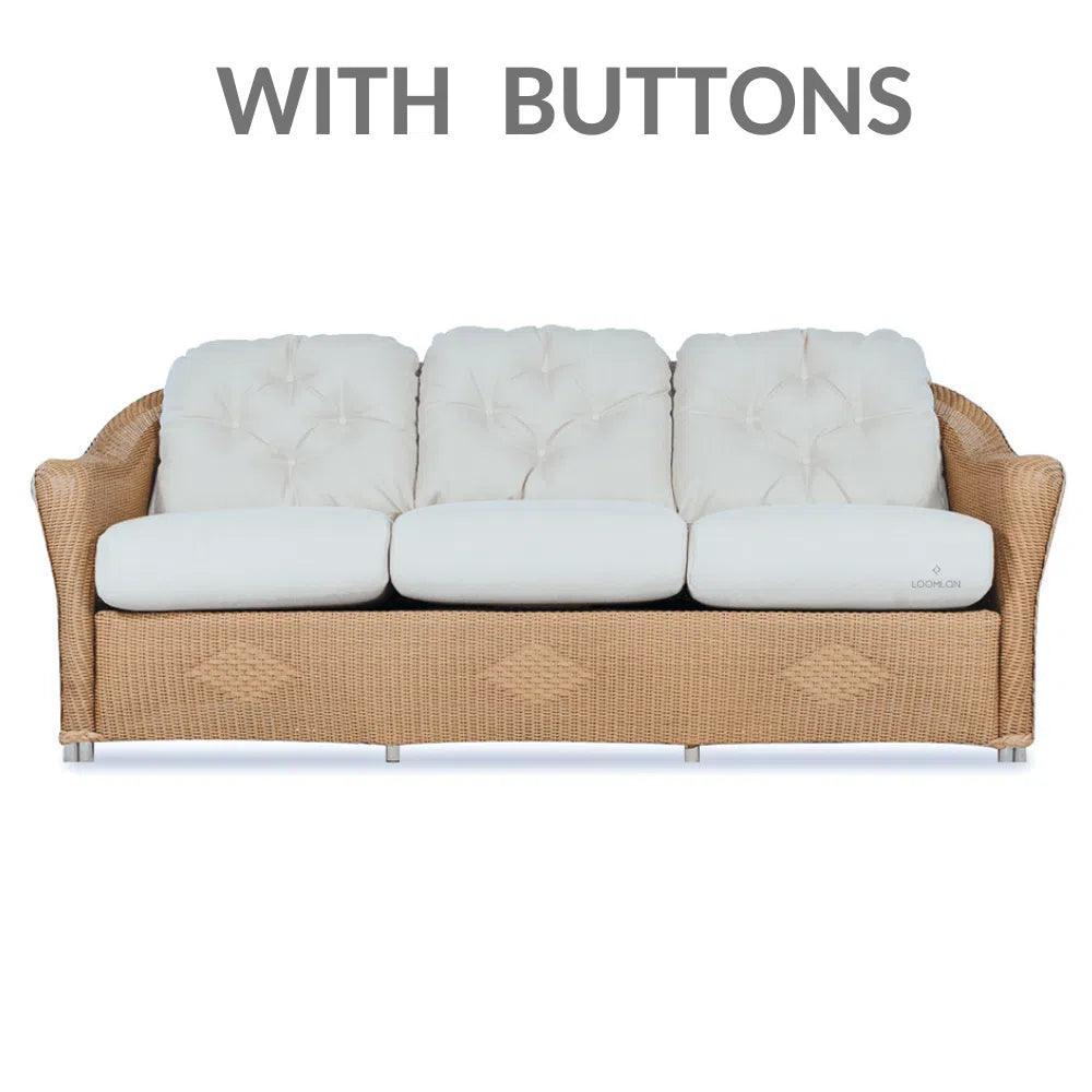 Reflections Wicker 3-Seater Sofa with Coffee Table Set 2PC