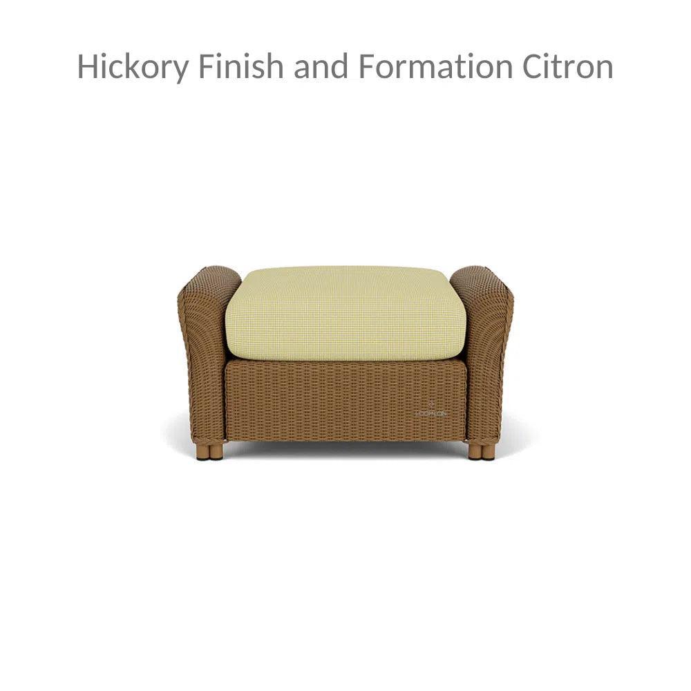 Reflections Wicker 30" Ottoman Sunbrella Cushion
