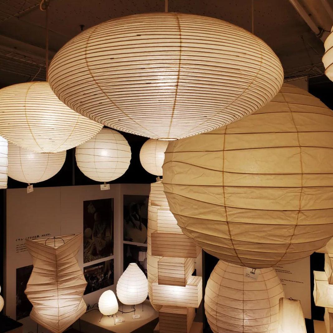 Akari Oval Pendant Swag Light 19.7"
