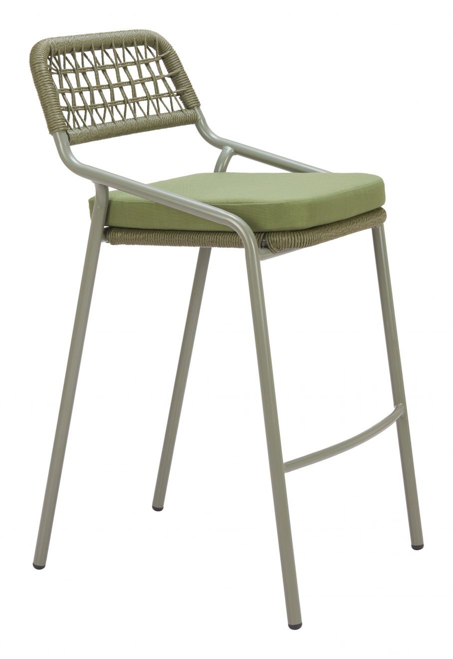Rio Olefin Fabric Outdoor Barstool 2PC