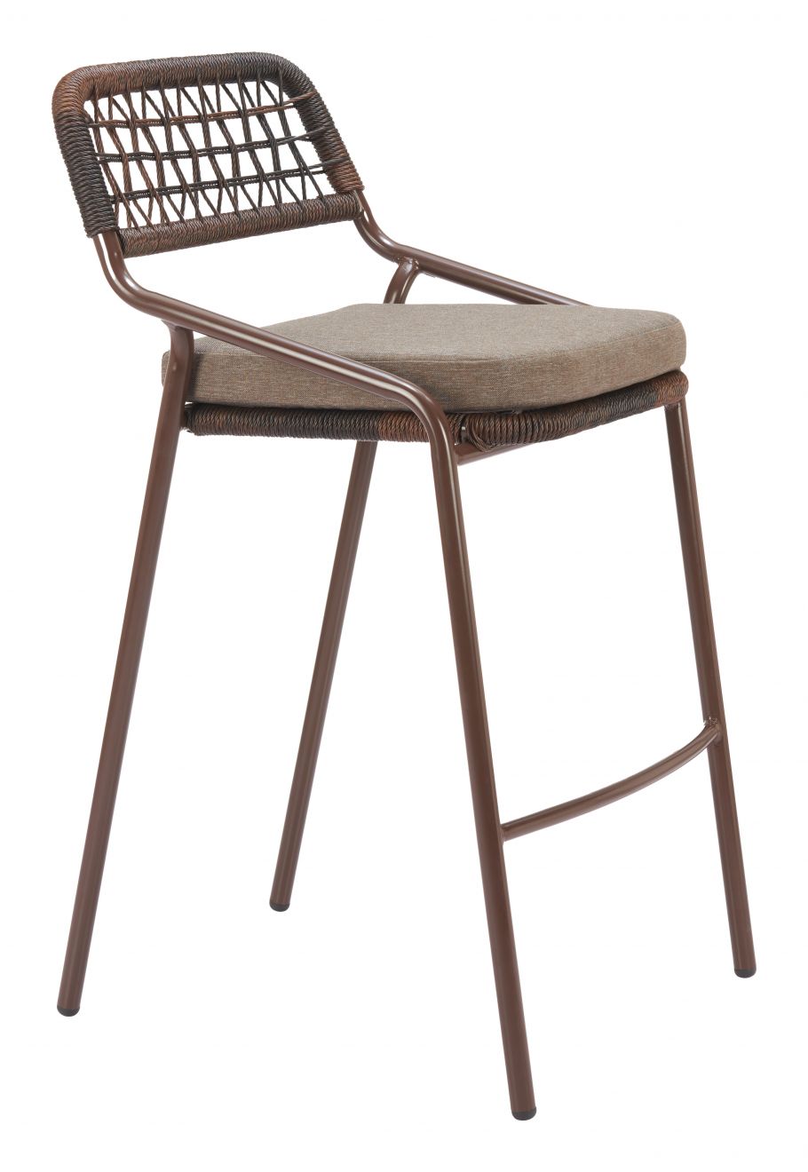Rio Olefin Fabric Outdoor Barstool 2PC