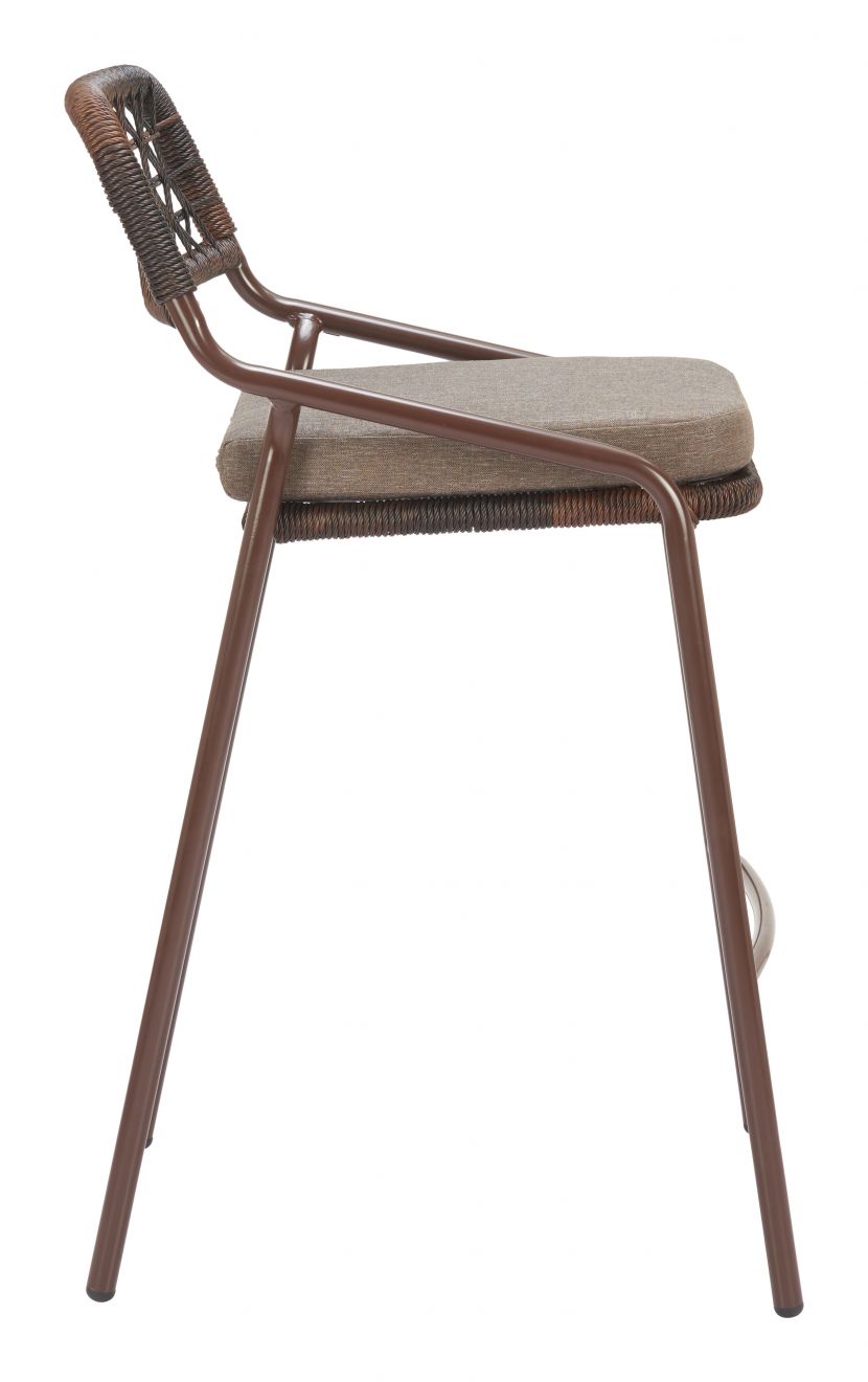 Rio Olefin Fabric Outdoor Barstool 2PC