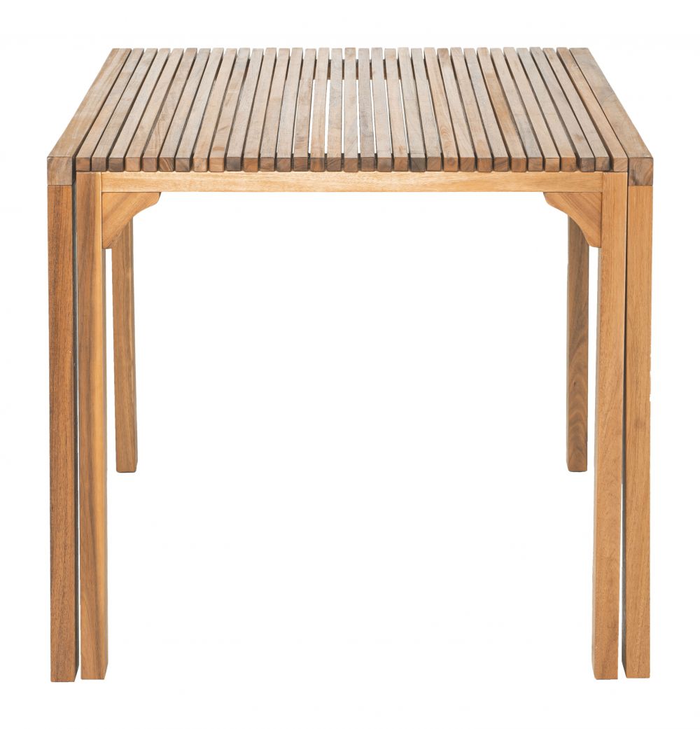 Riviera Natural Wooden Extendable Outdoor Dining Table