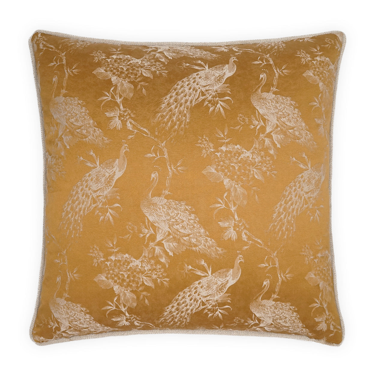 Rococo Removeable Cover Throw Pillow
