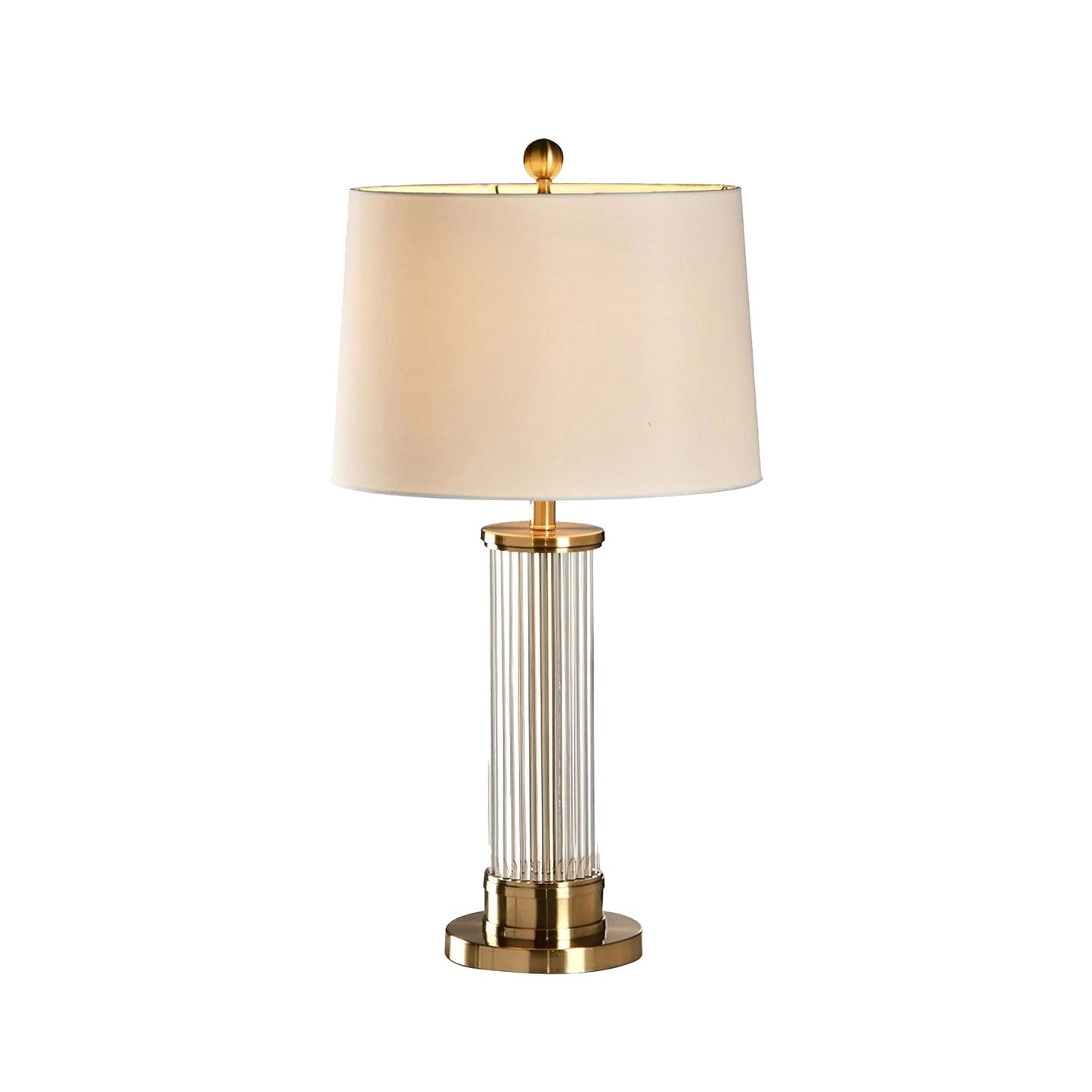The Ashford Fluted Glass Table Lamp