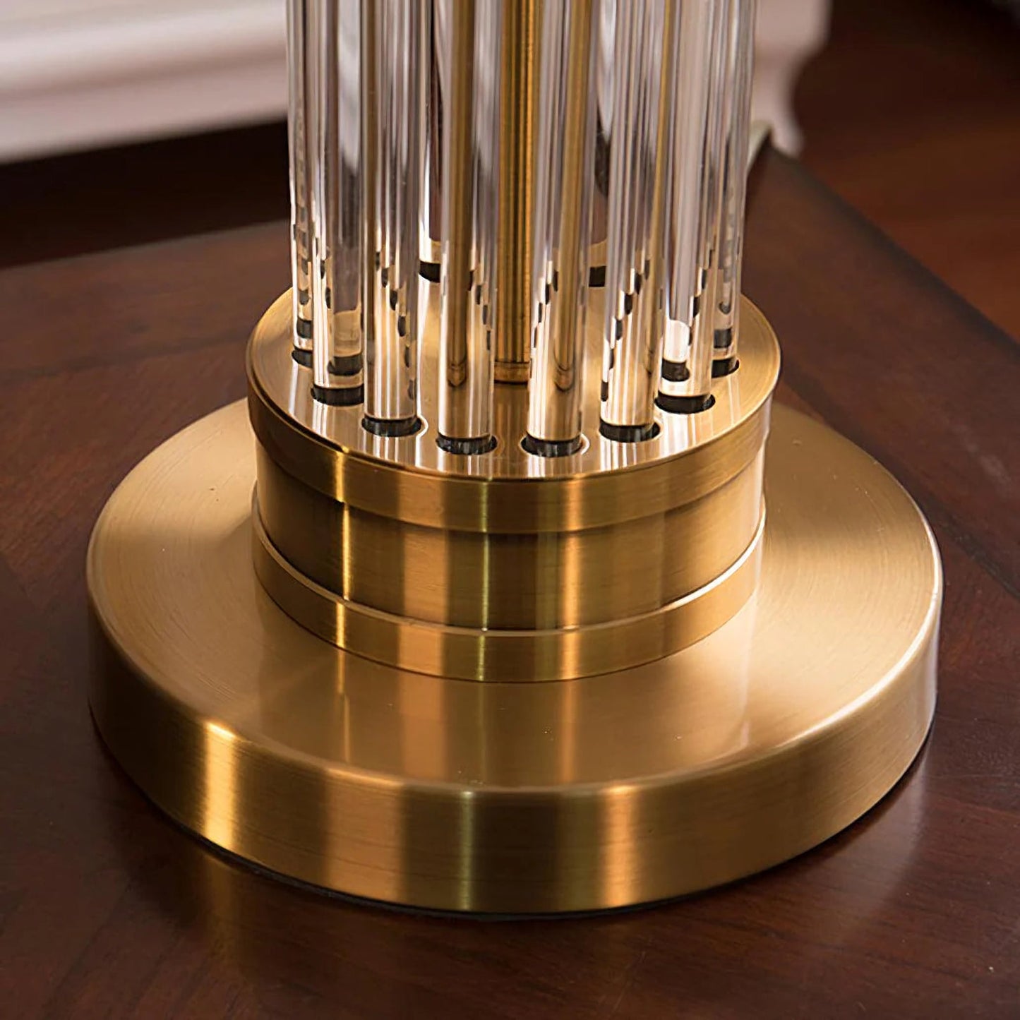 The Ashford Fluted Glass Table Lamp
