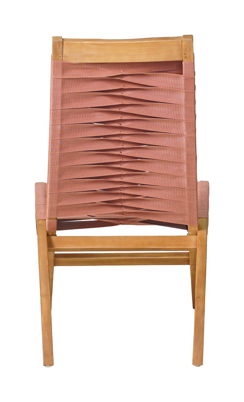 Rova Solid Wooden Rattan Frame Weaved Outdoor Luxury Lounge Chair