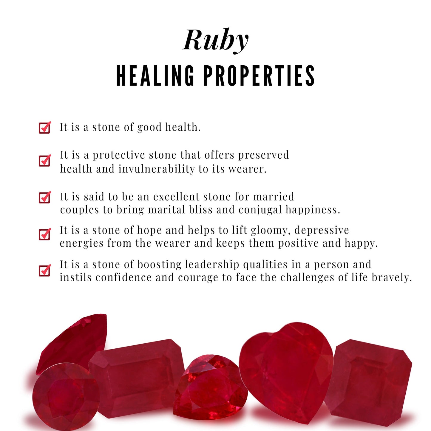 Minimalist Ruby Earring for Conch Piercing