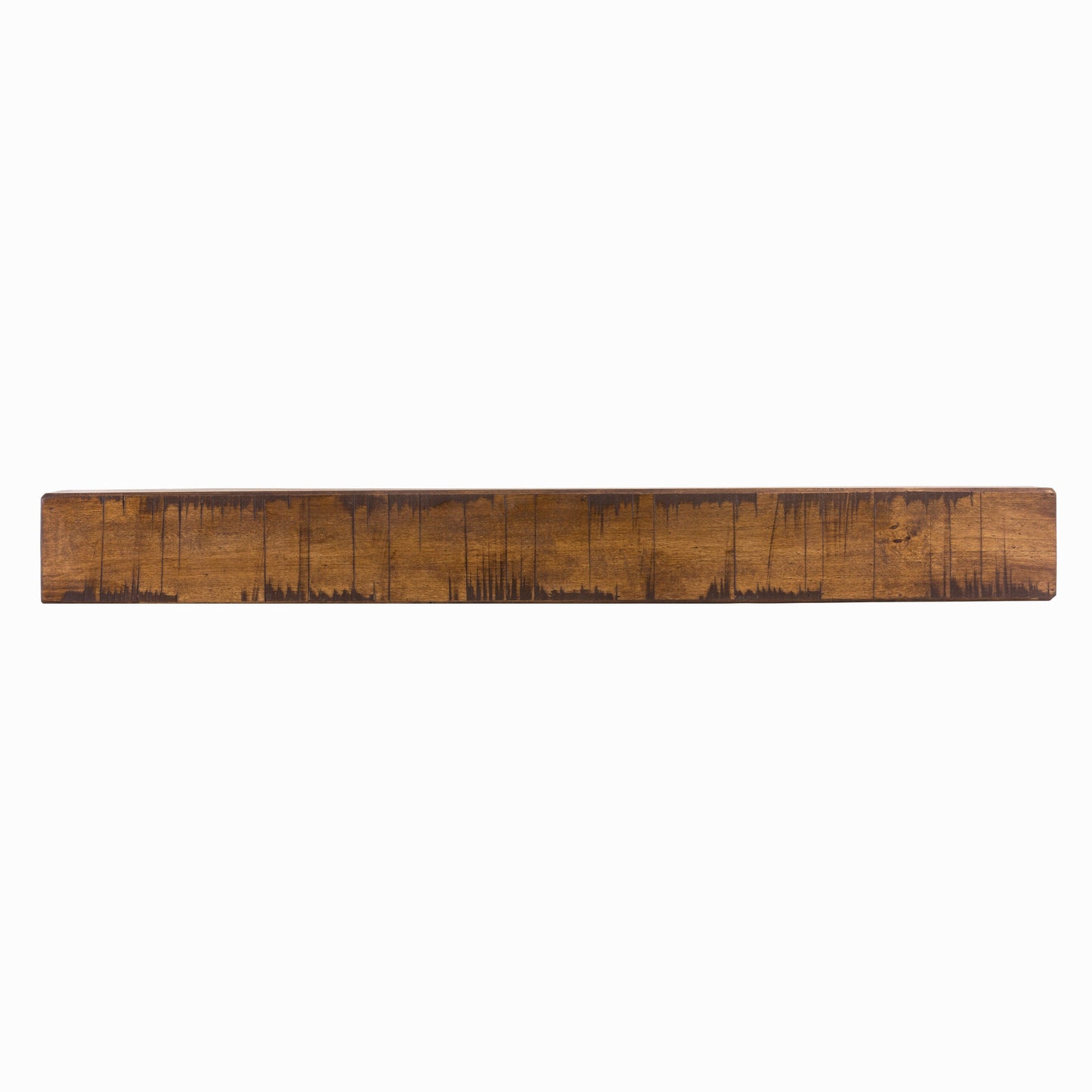 Rustic Poplar Reclaimed Natural Wood Fireplace Mantel Shelf
