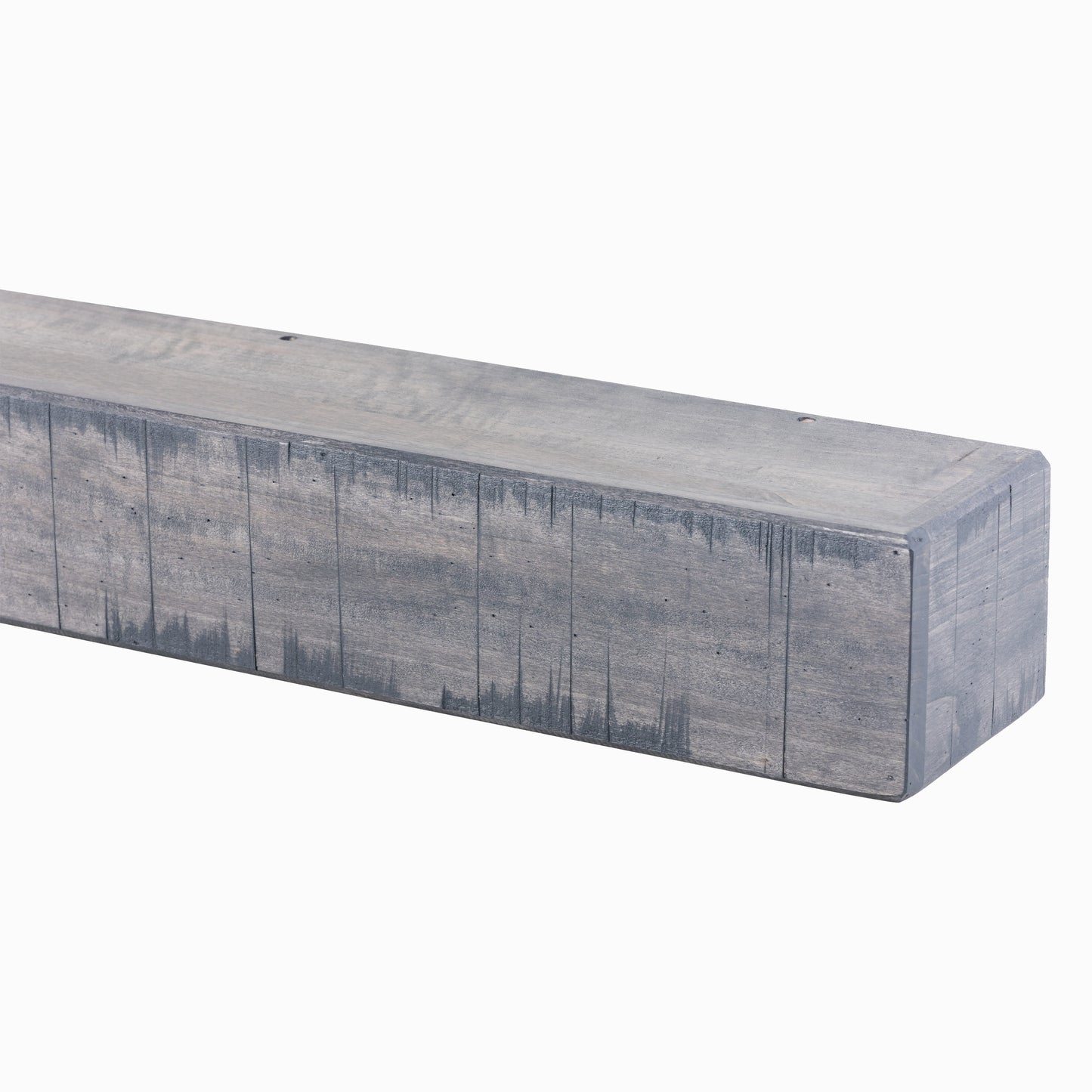Rustic Poplar Reclaimed Natural Wood Fireplace Mantel Shelf