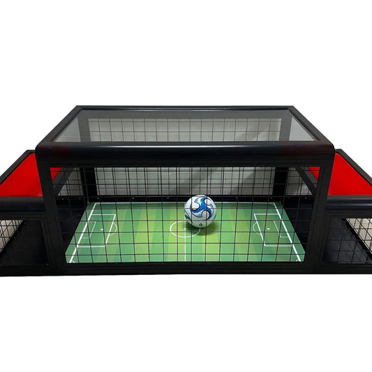 Coin-Operated 2-Player Table Football (Foosball) Game – Soccer Table 55 x 31.5 x 29 in (140 x 80 x 73.5 cm) Indoor/Outdoor for Kids & Adults