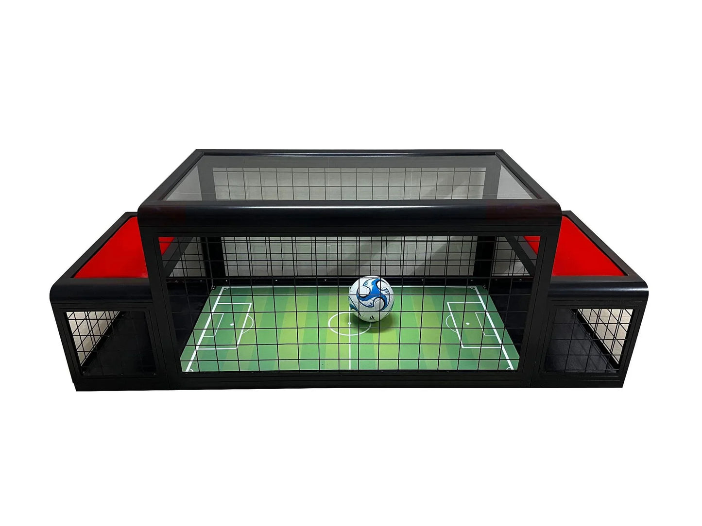 Coin-Operated 2-Player Table Football (Foosball) Game – Soccer Table 55 x 31.5 x 29 in (140 x 80 x 73.5 cm) Indoor/Outdoor for Kids & Adults