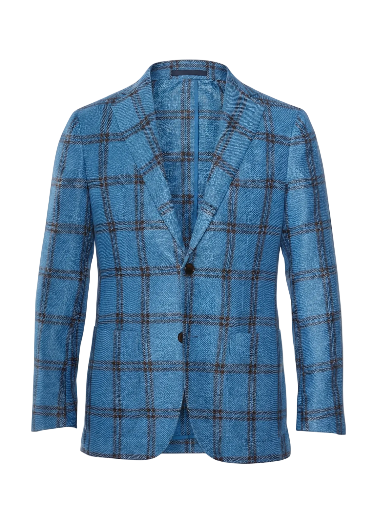Sartorio Double Windowpane Wool Sport Jacket