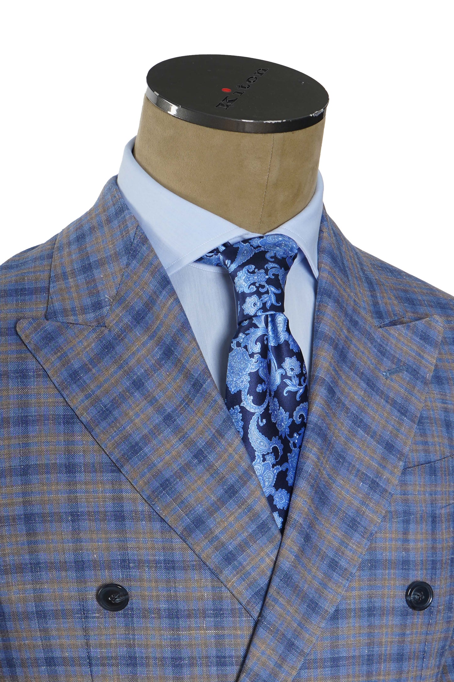 Sartorio Double Breasted Virgin Wool-Silk Sport Jacket
