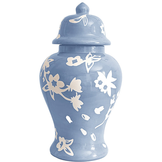Sakura Ginger Jars in Serenity Blue