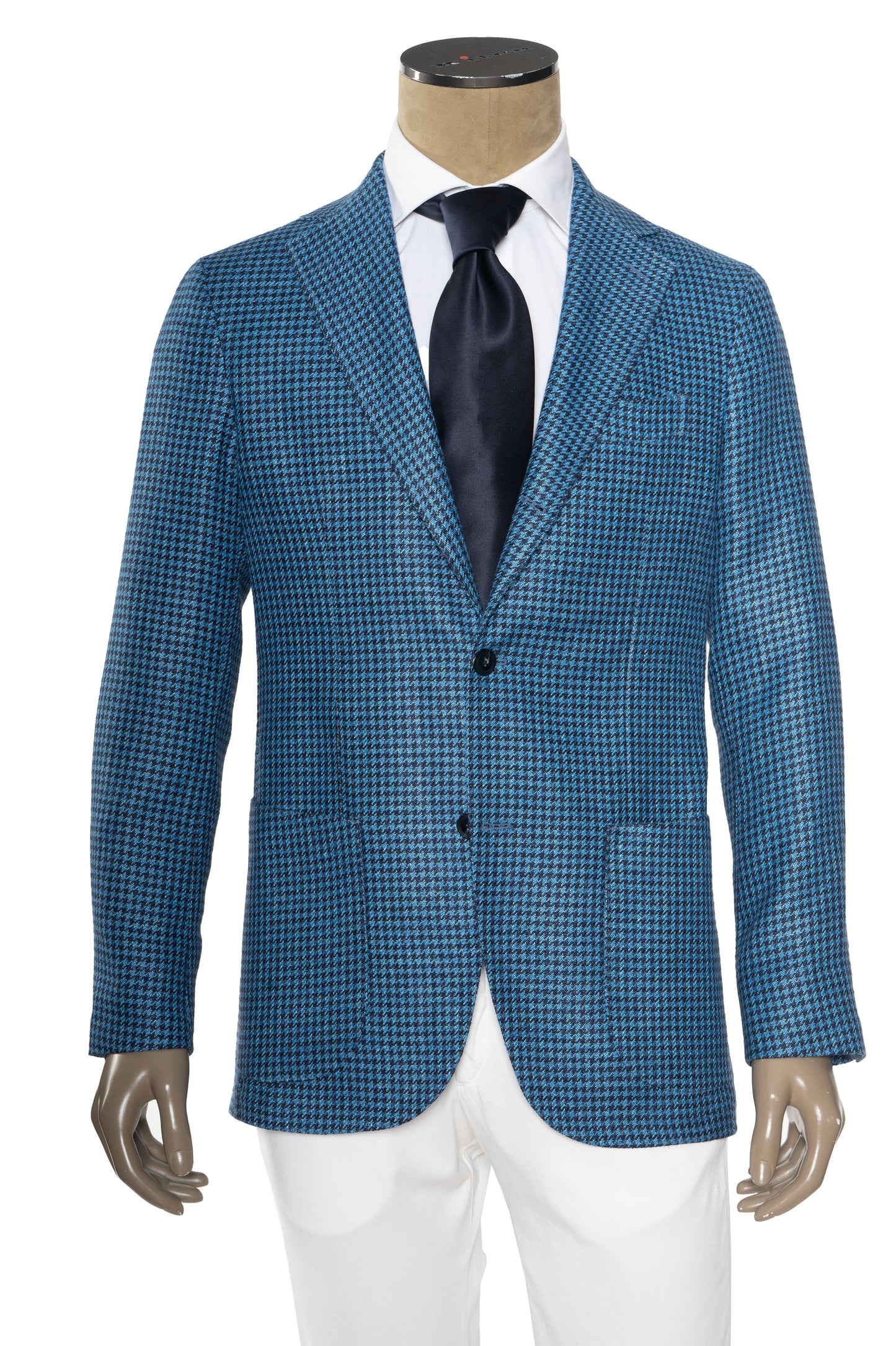 Sartorio Houndstooth Wool Sport Jacket