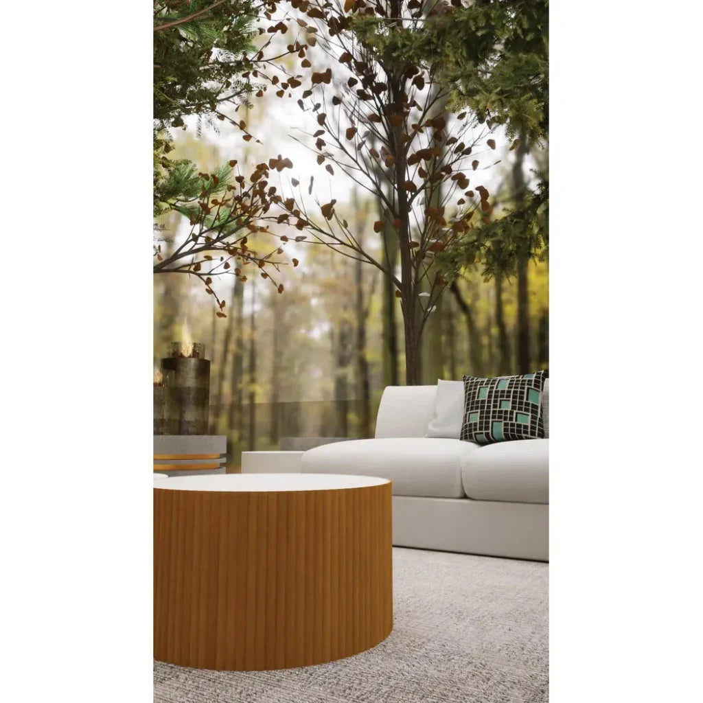 Scallop Zanzibar White Outdoor Coffee Table