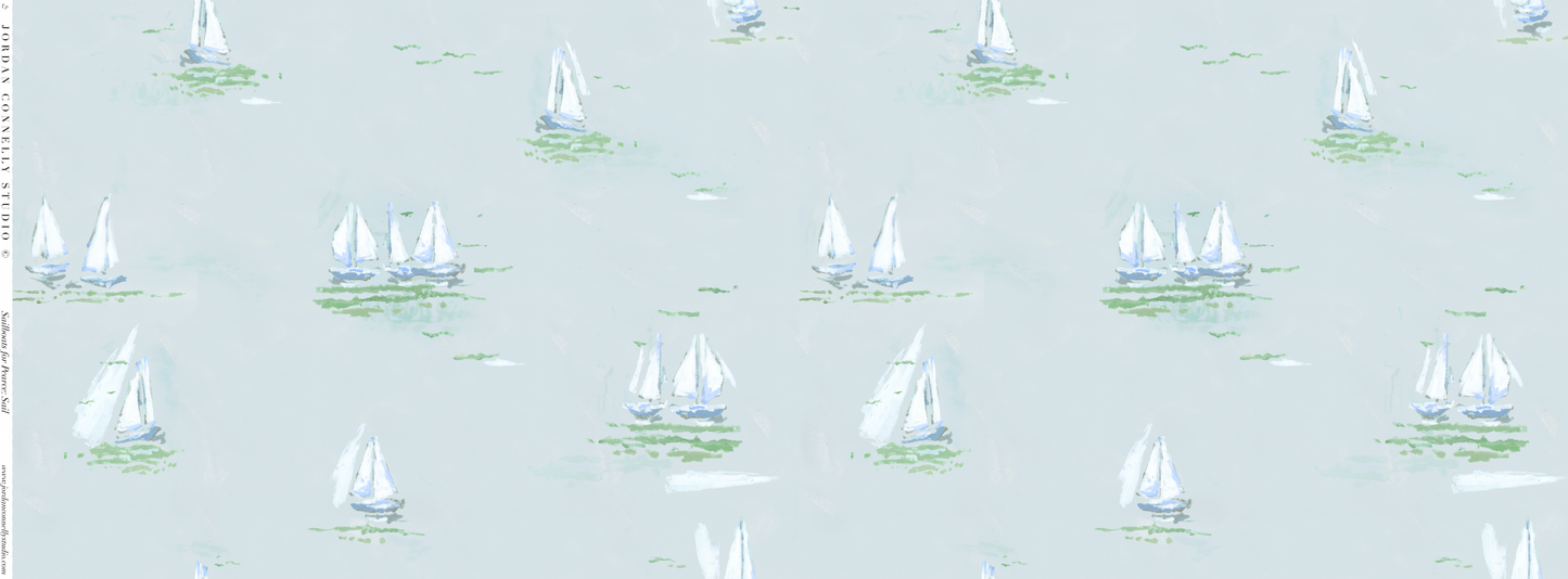 Sailboats for Pearce in Wave- Fabric