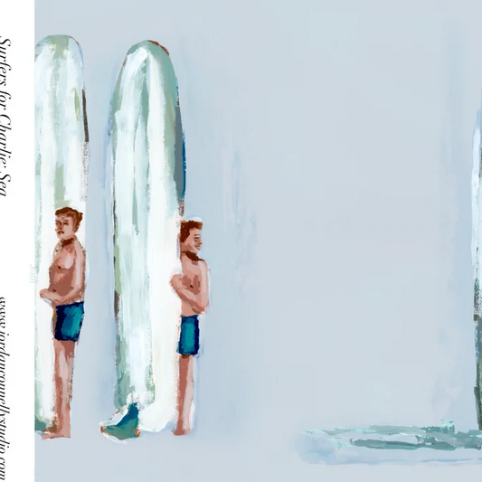 Surfers for Charlie in Sea Wallpaper