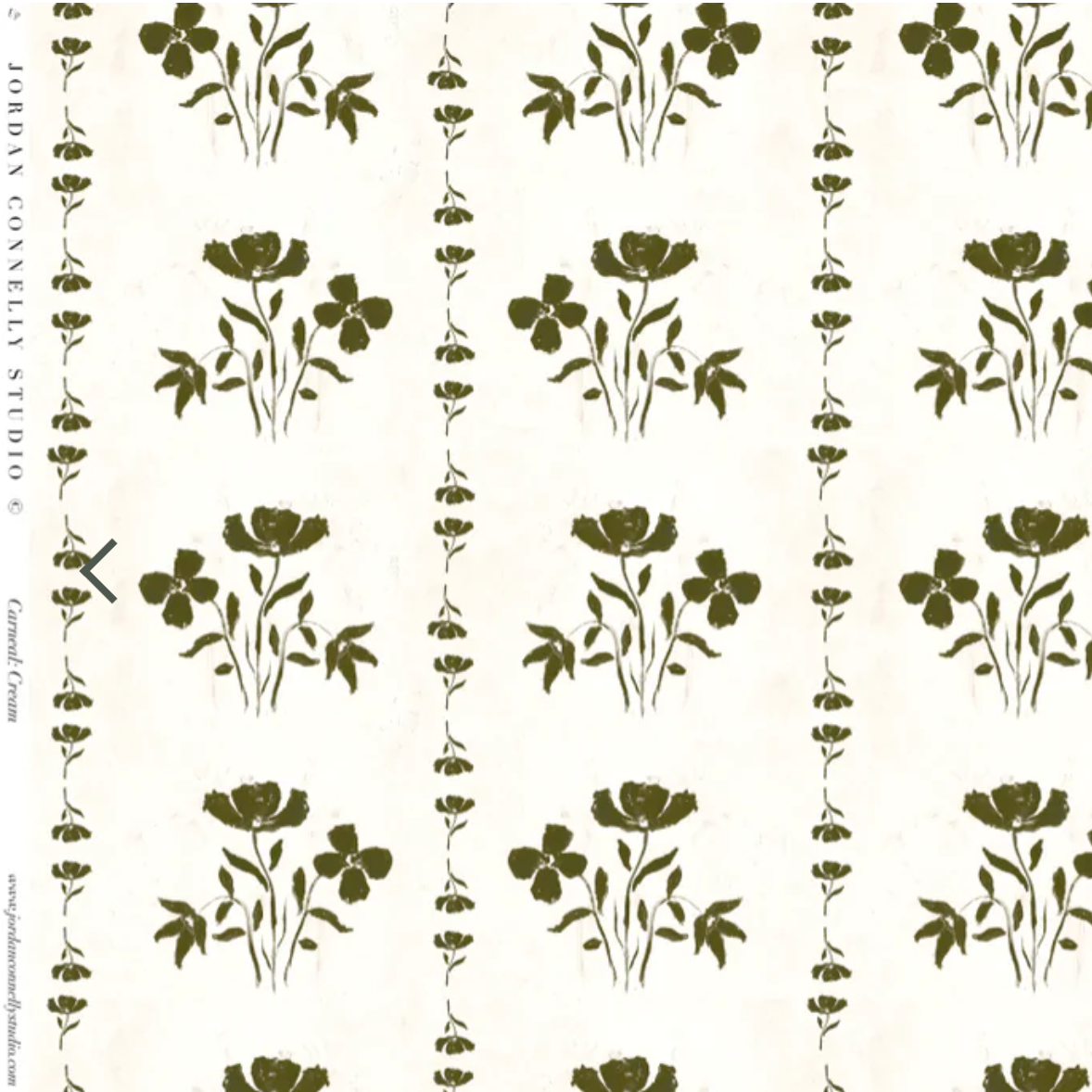 Carneal in Cream Wallpaper