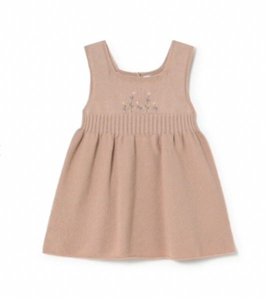 LI + ME - Embroidered Knit Dress, Candy