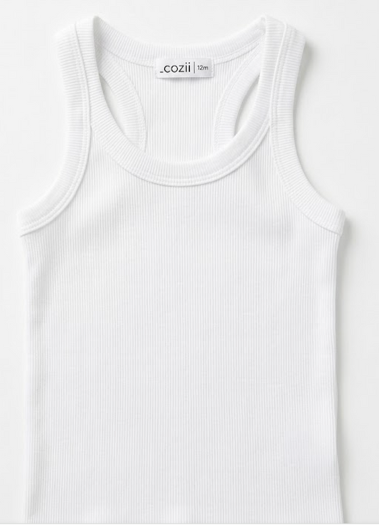 COZII - Tank Top, White