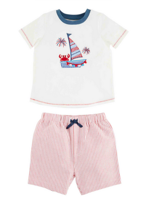 CRAB TODDLER SHORT SET