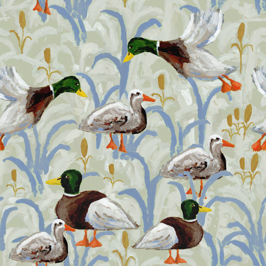 Mallard Party Wallpaper