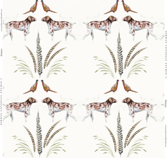 Pointers in White- Fabric