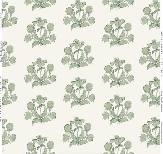 Peony Bundle in Garden- Fabric