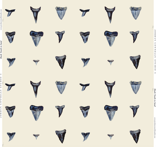 Shark Tooth in Sand Wallpaper