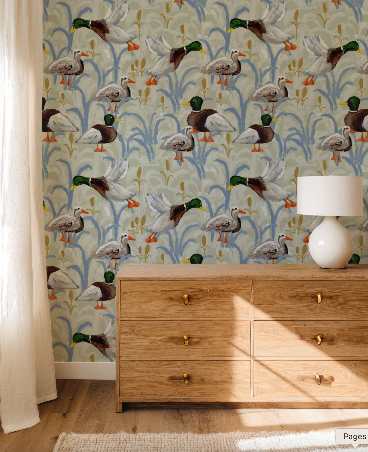 Mallard Party Wallpaper