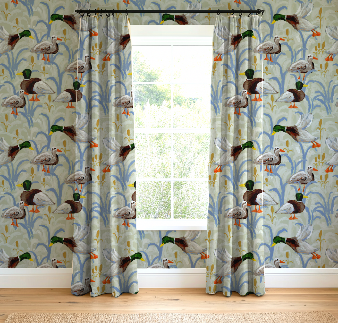 Mallard Party Wallpaper