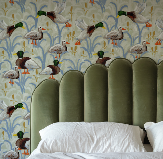 Mallard Party Wallpaper
