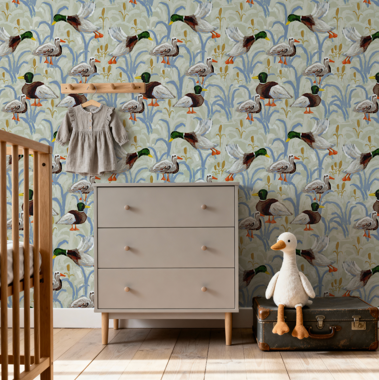 Mallard Party Wallpaper