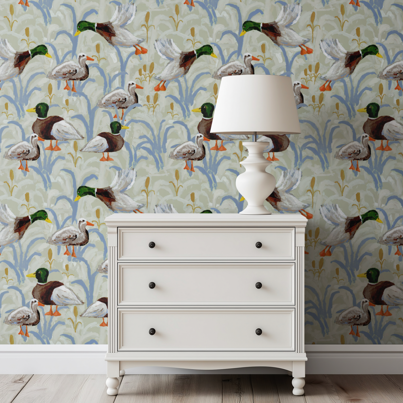 Mallard Party Wallpaper
