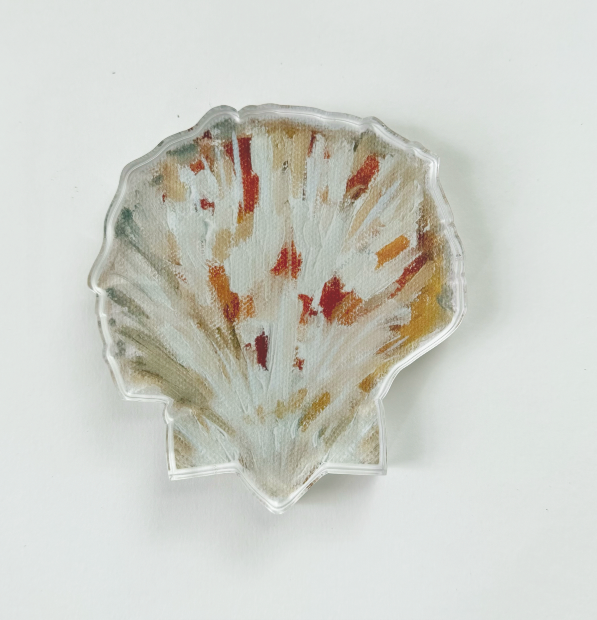 Cockle Cut-Out Acrylic Art Block