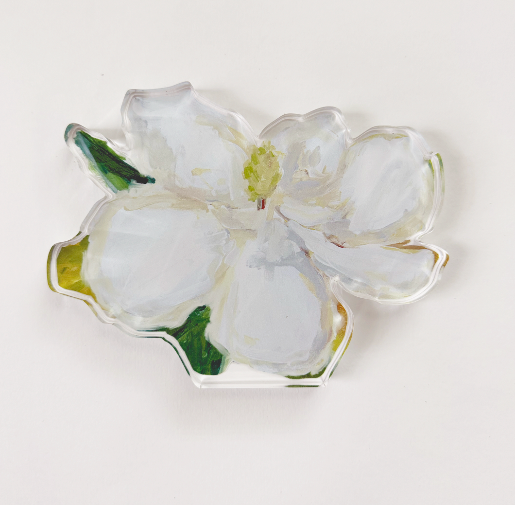 Magnolia Cut-Out Acrylic Art Block