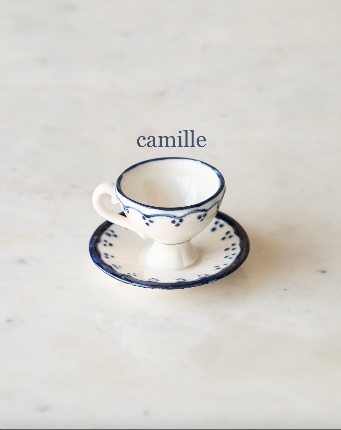 petite tea cup dish