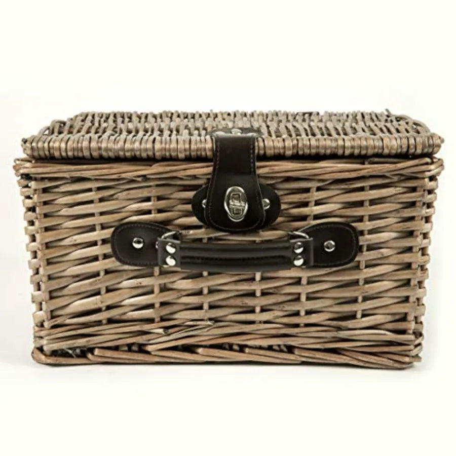 The Catalina English Wicker Picnic Basket for Two