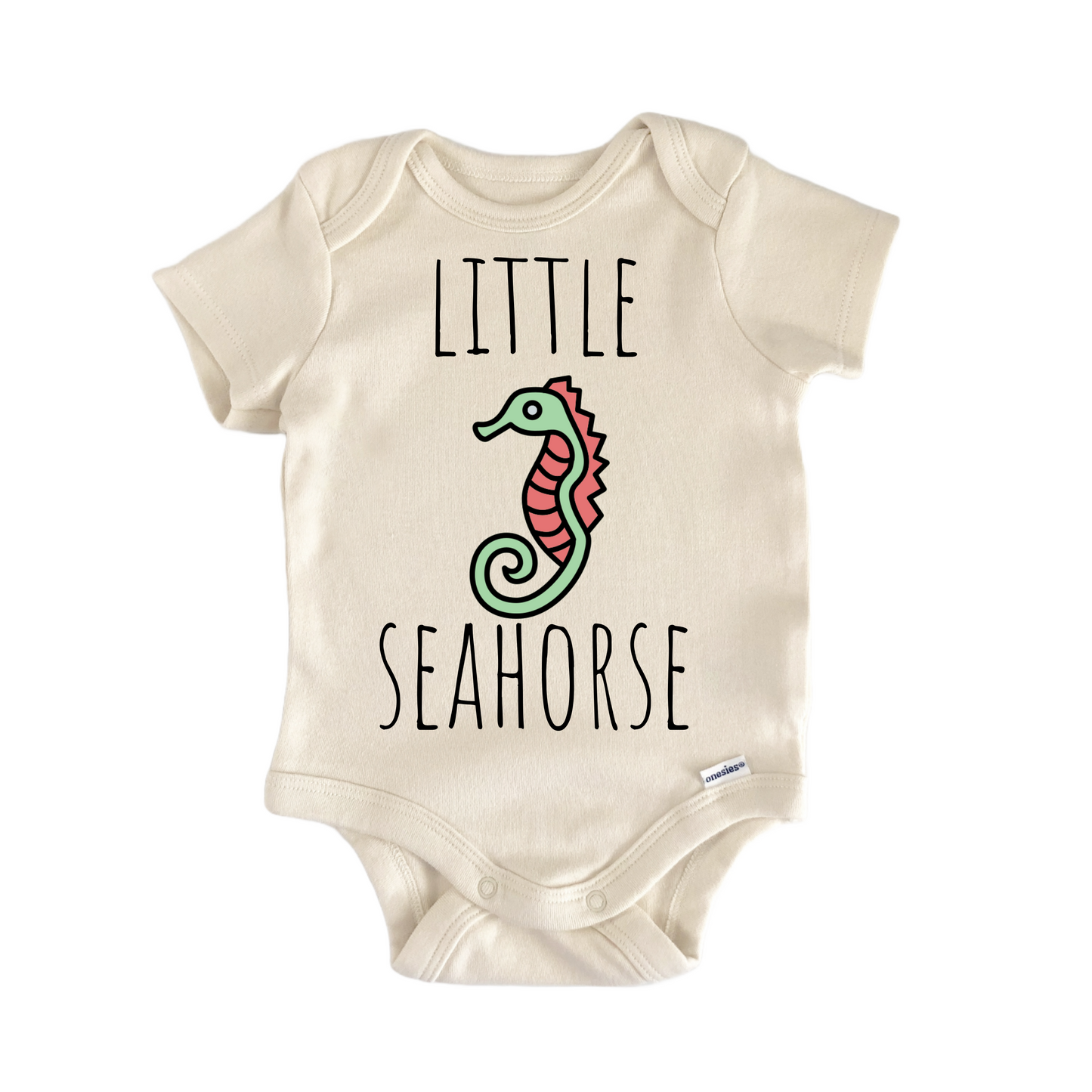 Seahorse Ocean Sea Newborn Baby Onesie® Bodysuit