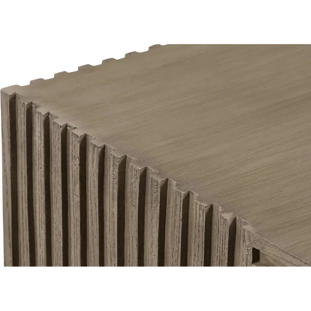 Serenity Square Table - Brown Outdoor Accent Table