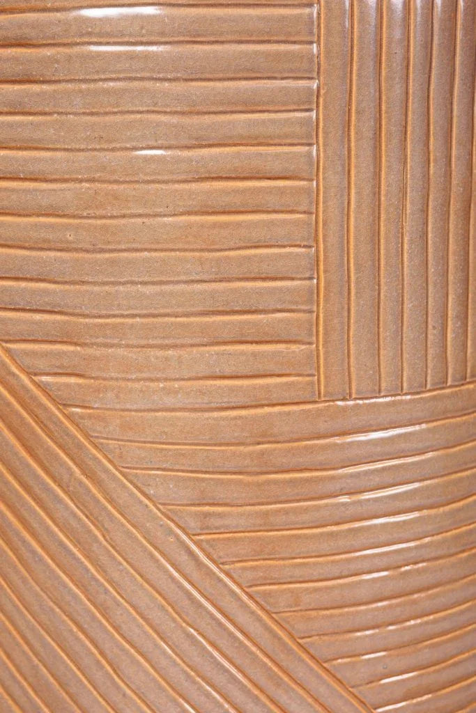 Serenity Textured Ceramic Patio Stool