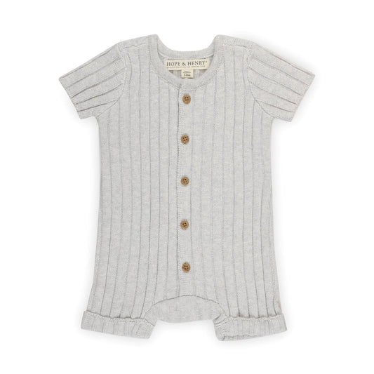 Shortie Romper & Jacquard Blanket Gift Set