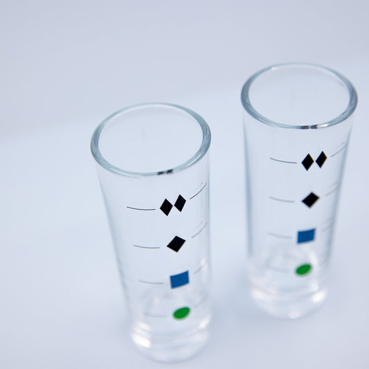 Trail Sign Shot Glasses (Set of 2)