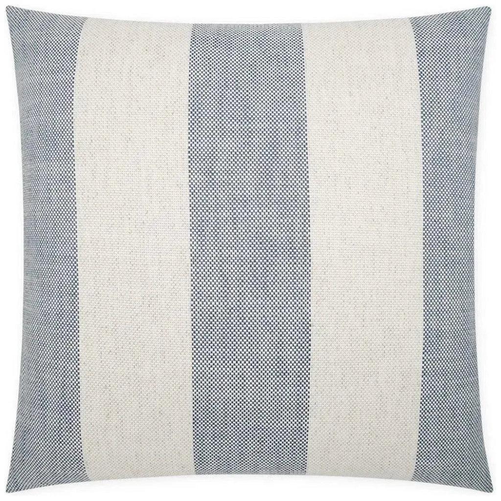 Skippy Harbor Stripes Blue Large Throw Pillow Insert