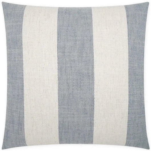 Skippy Harbor Stripes Blue Large Throw Pillow Insert