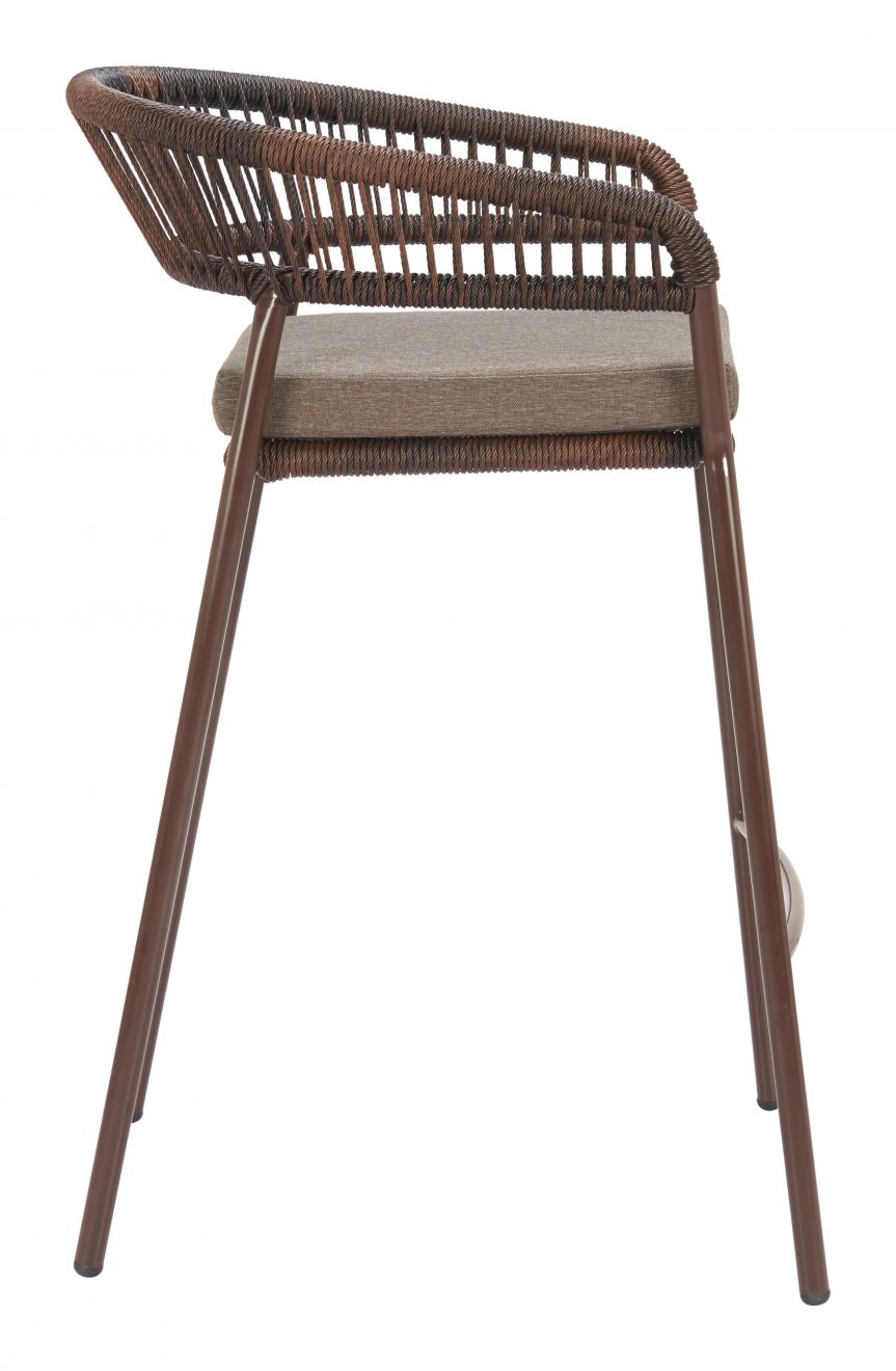 Skye Olefin Fabric Outdoor Barstool 2PC